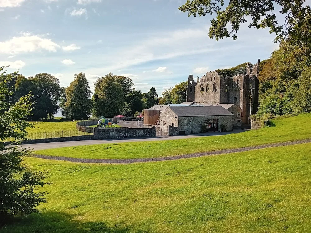 Belvedere House parkland with historic ruins