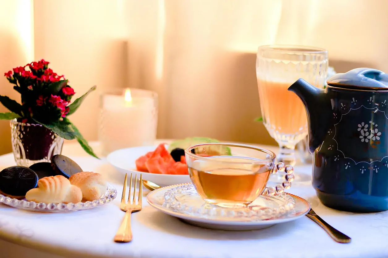 Freshly cooked full Irish breakfast served at Cuan na bPíobairí B&B in Mullingar